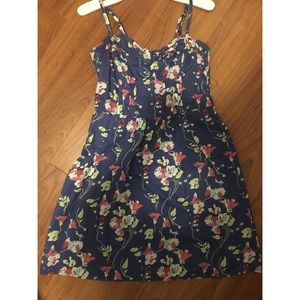 American Eagle Blue Floral Dress